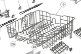 Fisher & Paykel Haier Dishwasher Upper Basket Only Number 19 DW60FC4X1 And More