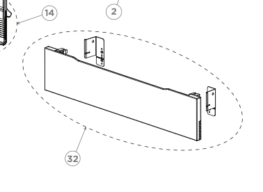 Fisher paykel Kick Panel HA08778