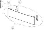 Fisher paykel Kick Panel HA08778