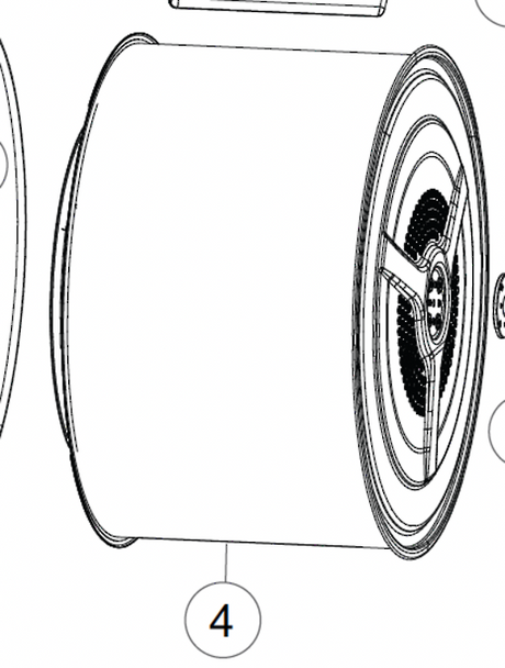 Fisher & Paykel Haier Dryer Drum Without
