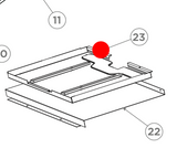 Haier oven Lower element Tray