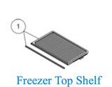 Haier Freezer Top Shelf HTMR315WH, HTMR315SS
