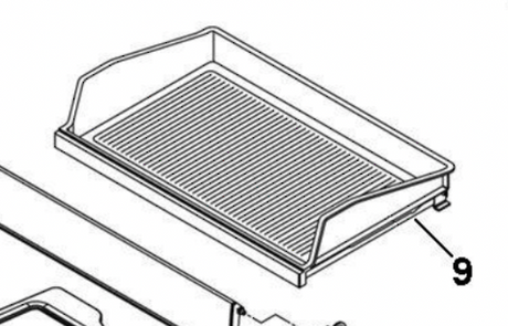 Haier Fridge Chiller Tray HTMR480WH, HTMR480SS, 61010,