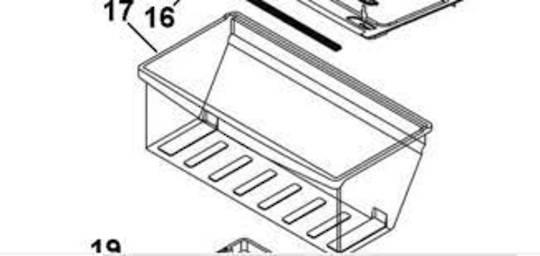 Haier Fridge Veggie Bin Crisper Bin HTMR480WH, HTMR480SS, 61010, 61011,*12520