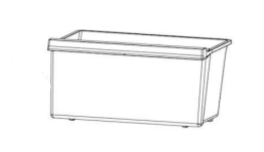 Haier Fridge Crisper Bin HRF-335FG, HRF-335FW, *8022000N