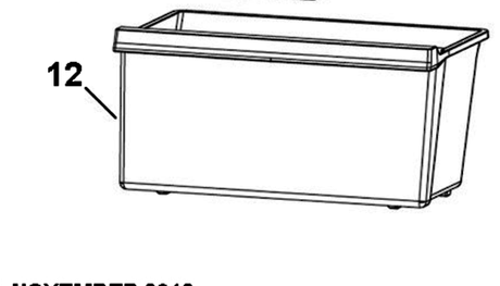 Haier Fridge Veggie Bin HRF-224FW