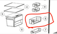 Haier Fridge Side Large Shelf On Door