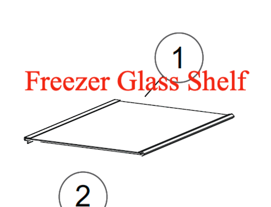 Haier Freezer Glass Shelf HRF220TW