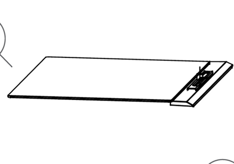 Haier Fridge Criper Bin Cover HRF454T