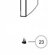 Haier Fridge Hinge Left Side HRF454TW Ha