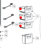Haier Vertical Freezer Draw 1ST Or 2ND Or 3RD One From Top HVF91VW 62226-A