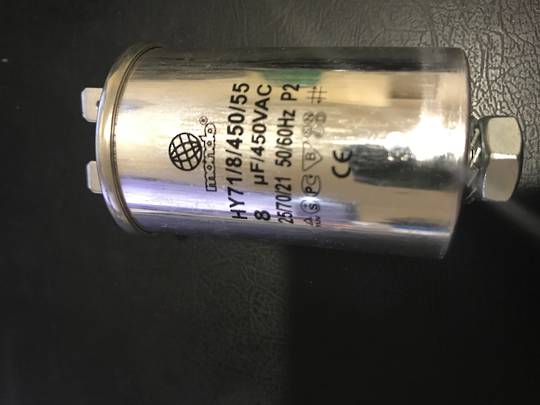 Dishwasher Washing Machine Dryer Universal Capacitor 8UF Metal Case Aluminium Case 450VAC 8UF