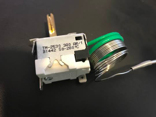 Beko Oven Thermostat CSM86300GW, DC3511, DC3521, DC3631, DCC4521, DV300, DV5522, DV5531, DV5631, DVC61, DVC6531, Version 1