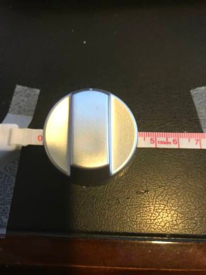 Compatible Oven and Cooktop Knob Silver Gas Or Electric 1004