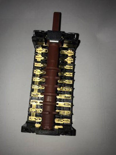 Omega Oven Multifunction Switch Or Selector Switch 7 Position OO654X, OO654W, Version 1, *6034