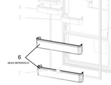 Mitsubishi Fridge Bottle Shelf MR-FX389EP-A W MR-FX389EP-A
