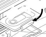Mitsubishi Fridge Water Tank Lid Cover Cgx