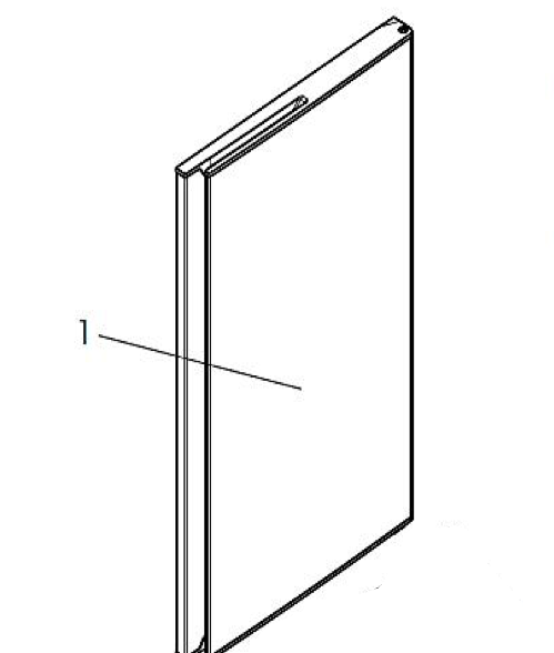 Mitsubishi Fridge Door MR-CX370EJ-BST-A1 (2020) MR-CX370EJ-BST-A2 (2020) MR-CX328ER-BST-A (2021) Right Hinge