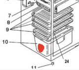 Mitsubishi Fridge Veggie Bin MR-260U MR-260R MR-260X MR-260B MR-260 MR-260G MR-260T, *M42405