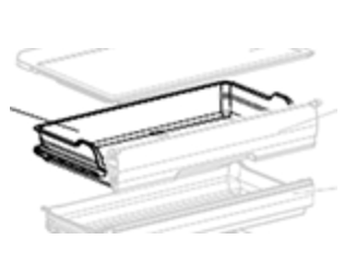 Mitsubishi Fridge Section 2nd Drawer (Without Door)  MR-CX370EJL-ST-A1 MR-CX402EJ