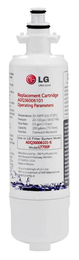 LG Fridge Water Filter Internal LT700P AGF80300702