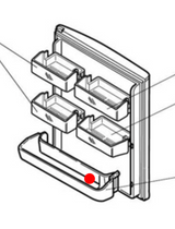 Mitsubishi Fridge Bottle Shelf MR-S45N-T-NZ MR-S45N-W-NZ