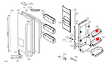 LG Fridge Left Door Shelf Middle or Top GF-AD701BSL ASBRGAP GF-AD701SL ASTRGAP GF-AD910SL ASTRGAP 241B GoldSaver