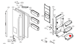 LG Fridge Lowest Shelf Bottle Shelf On Left Door Inside GF-AD701BSL ASBRGAP GF-AD701SL ASTRGAP GF-AD910SL ASTRGAP