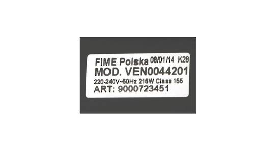 Bosch Simense Neff Gagganaeu Rangehood Motor, VEN0044201