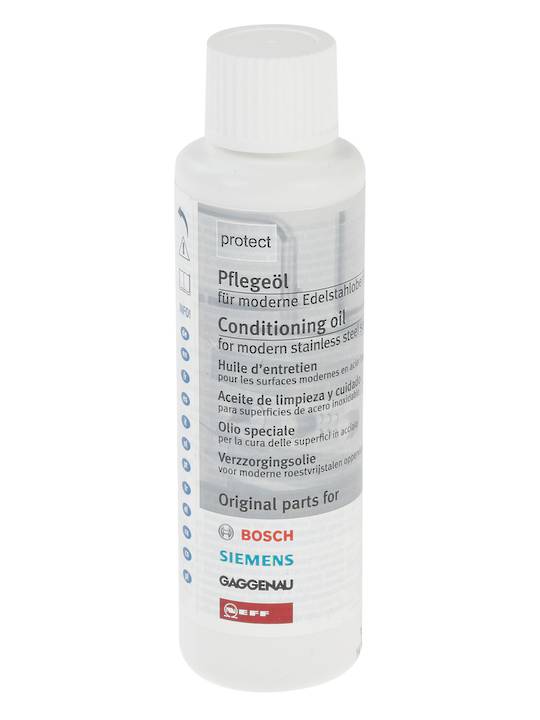 Bosch Simens Gaggenau Asko Miele Care Product Stainless Steel Conditioning Oil