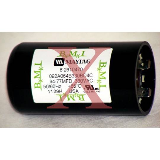 Maytag Whirpool Washing Machine Capacitor 64UF -77UF