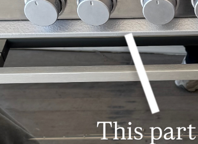 Fisher Paykel and Elba Oven Lower Trim Front Panel OR90SDBGFX1, OR90SDBGFX2, OR90SDBSIX1