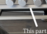 Fisher Paykel and Elba Oven Lower Trim Front Panel OR90SDBGFX1, OR90SDBGFX2, OR90SDBSIX1