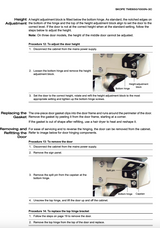 Skope fridge Door TME650-H Skope 1000 Torison Bar Set Hinge Spring