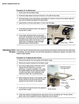 Skope fridge Door TME650-H Skope 1000 Torison Bar Set Hinge Spring