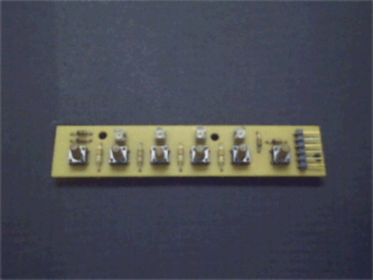 Smeg Rangehood Pcb Display Board Push Switch Gi 198 L, GI198L60, GI198L90, G1198L, NO LONGER AVAILABLE
