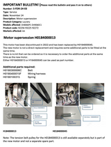 Fisher & Paykel Haier Dryer Motor H0184000013 H0184000045