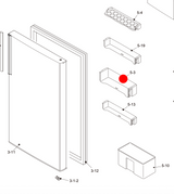 Sharp Fridge Bottle Shelf SJ-X339M-SL SJ-X339S-SL