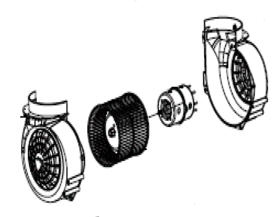 Baumatic Classioque Rangehood Fan Motor Model SPUM60X BF90LEDSS SPUM90X MC901