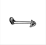 AEG Electrolux Dishwasher Channel Feed Spray Arm Connection
