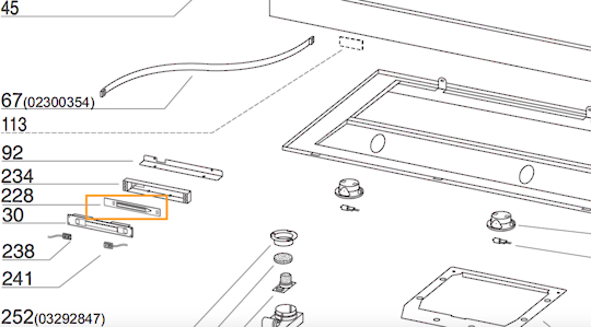 Pcb Power Controller Board Smeg Rangehood KASC7088 Led NO LONGER AVAILABLE