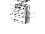 Mitsubishi Fridge MR-260S Small Shelf Right Or Left Side