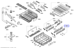 Bosch Dishwasher Lower/Bottom Rack Tine Clip/Flip/Holder - SBI69M15, SMU50E35, SMU68M05, SMU68M05, SMS50E52, SMU50E05