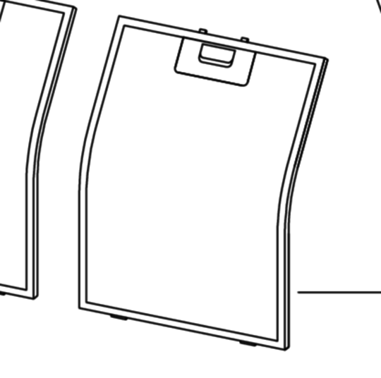 Smeg Rangehood Aluminium Filter Gi 198 L, GI198L60, GI198L90, G1198L