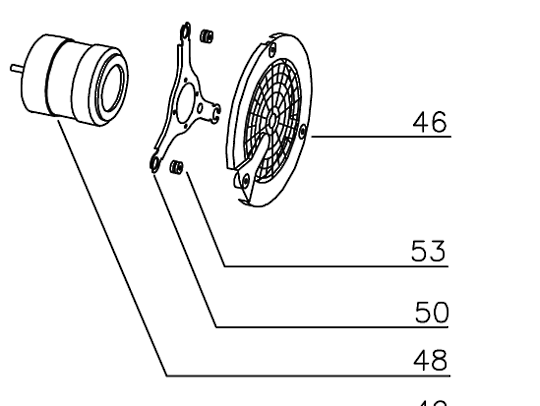 Smeg Rangehood Motor Gi 198 L, GI198L60, GI198L90, G1198L NO LONGER AVAILABLE