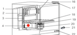 Mitsubishi Fridge Ice Maker Side Rail Holder