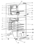 Mitsubishi Fridge Kick Panel Toe Grill MR385R/MR420R: MR385S, MR385T, ***** No Longer Available*******
