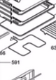 Delonghi Oven Lower Element DMFPS90, AMI19R, Ami 19, May for DMFPS901