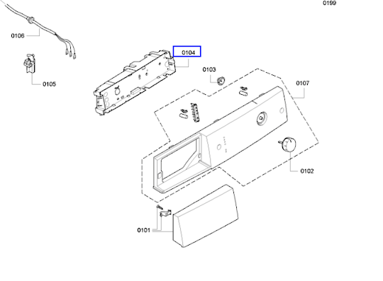 Bosch Dryer Pcb Power Controller Board WTV74100AU