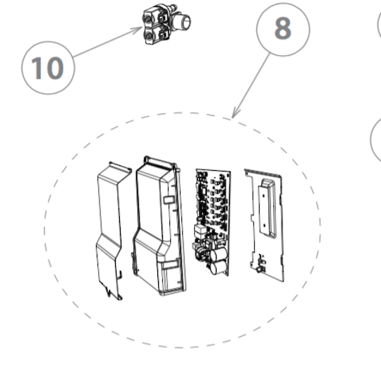 Fisher Paykel Dishdraw Dish Draw Lower Pcb